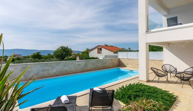 Villa Bella Vista B - contemporary villa with a private pool near a beach by MyWaycation