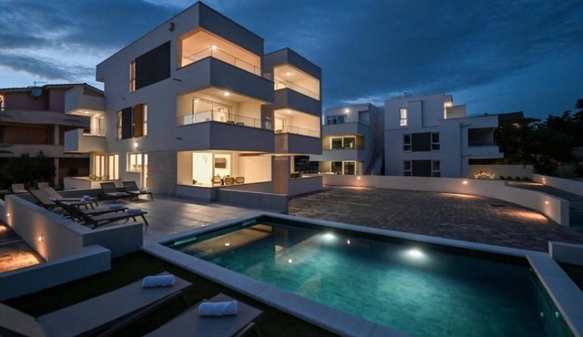 Villa Break B with a private pool for 37 people in Novalja