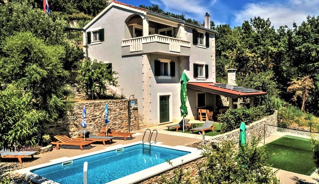 Villa Eagle, isolated piece of your own paradise, heated pool, badminton court