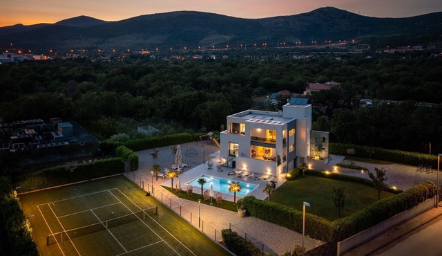 Villa Marijeta exclusive 5 star villa with 50sqm heated pool, 6 bedrooms and playroom