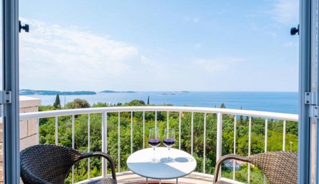 Villa Panorama Dubrovnik - Comfort One Bedroom Apartment with Balcony and sea View