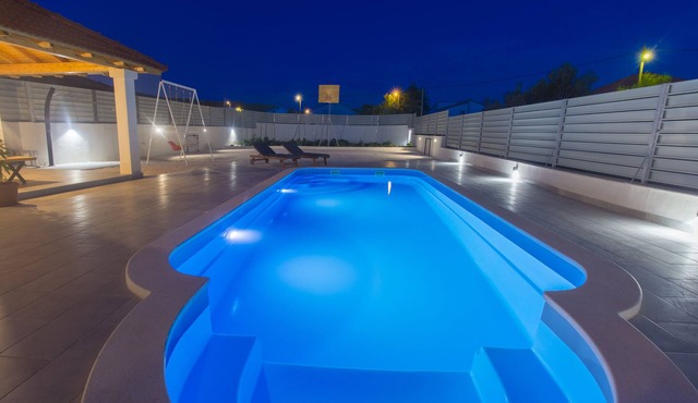 Villa San with swimming pool and sport playground