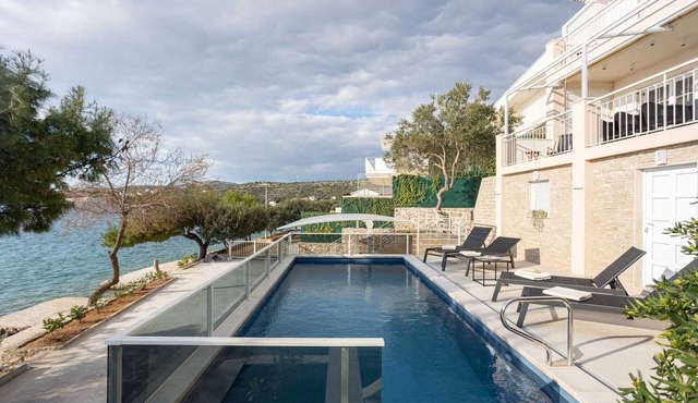 Villa Sea Touch - beachfront villa for eight, amazing views and a heated pool by MyWaycation