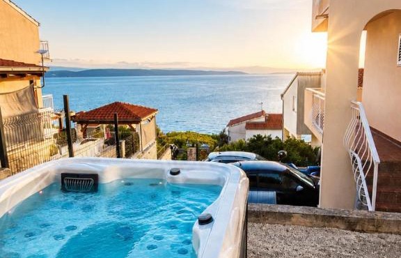 Villa Starlight Okrug Panoramic Sea View & Jacuzzi