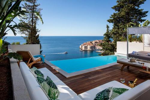 Villa T Dubrovnik - Wellness and Spa Luxury Villa with spectacular Old Town view in Dubrovnik