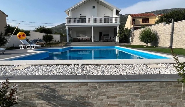 Villa with a pool beside the river Buna in Blagaj