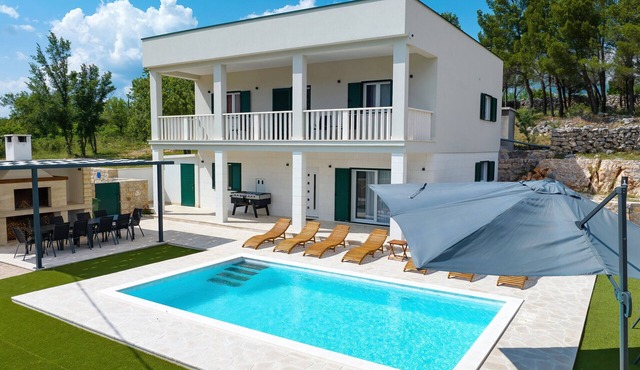 Villa Zrmanja with Heated Pool