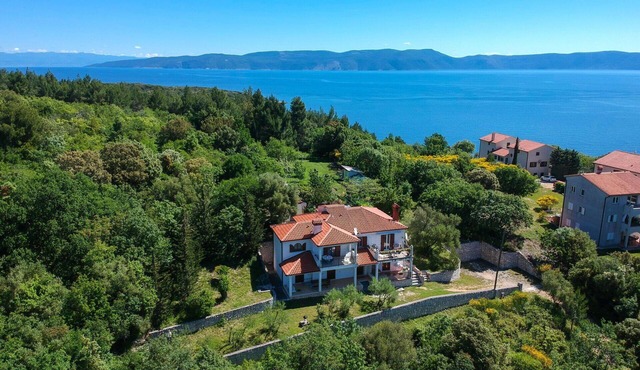 Wonderful villa for 9 people with WIFI, private pool, A/C, TV and terrace in Drenje