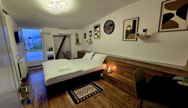 Wood Nest Bragadiru – Cozy Apartment near Bucharest + Free Parking in Bragadiru