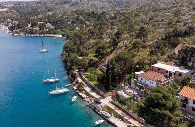 Beach Bobovišća Moru Brač 