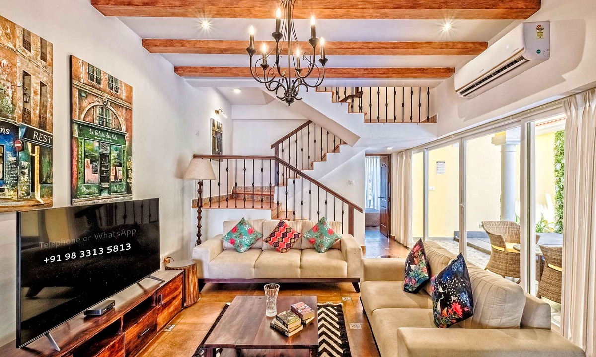 Assagao Villa | Vagator 4 Bed Lavish Private Pool Villa in Assagao