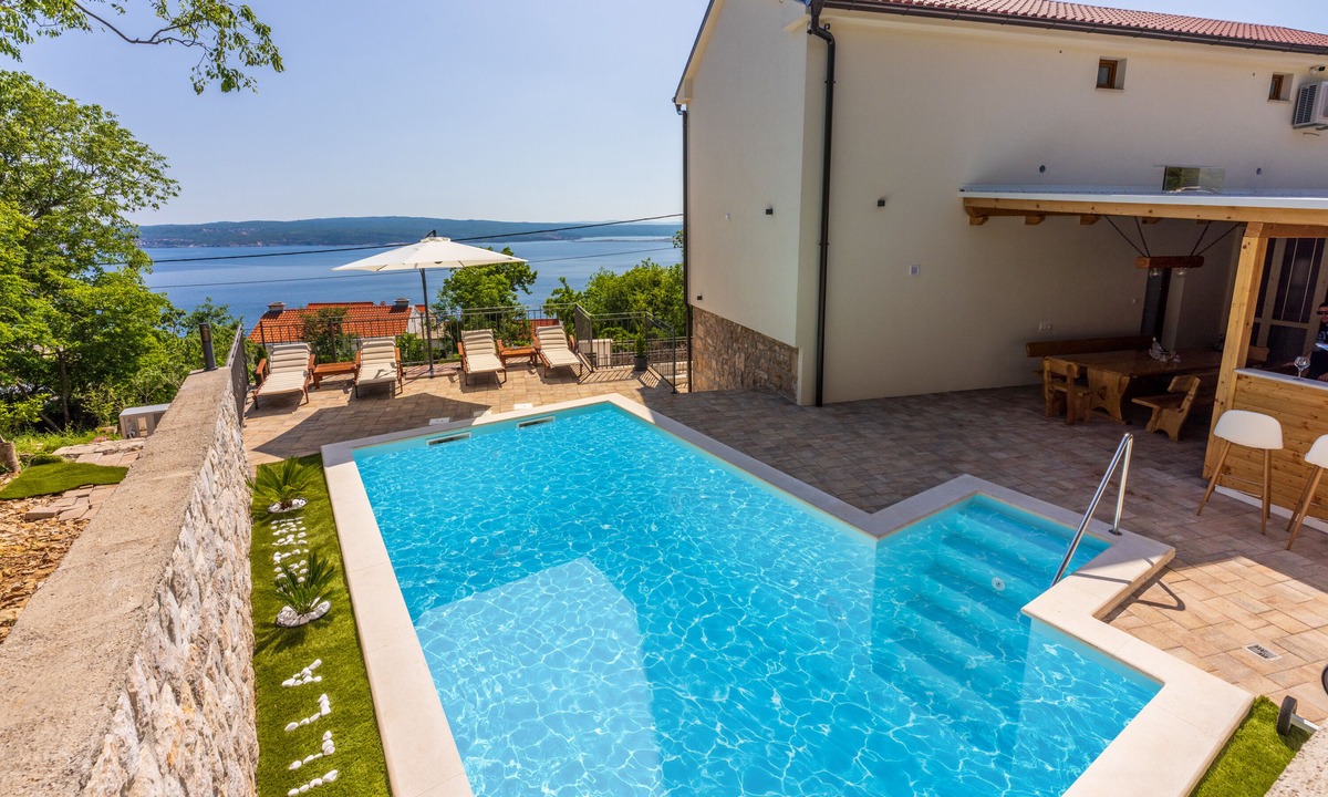 Dramalj Villa | Villa Antani with heated pool, sauna and jacuzzi