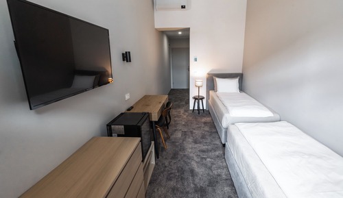 Economy Twin Room, Courtyard View