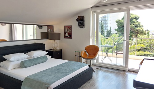 Premium Double Room, Balcony, Partial Sea View
