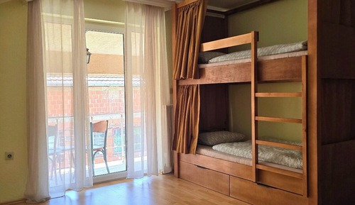 Basic Shared Dormitory, Balcony, Garden View