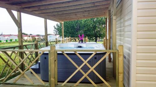 Two-Bedroom Mobile Home with Hot Tub