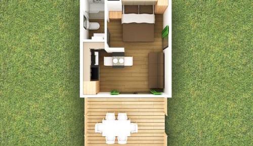 Hilltop Chalet for 2+1