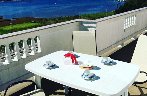 Rab Town Apartment | Apartment Karlo on two floors with lovely sea view