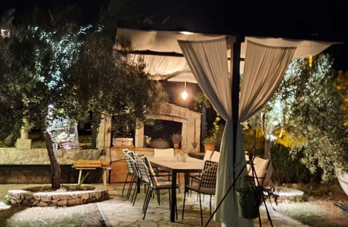 Slano House | Double Room with Terrace and Sea View