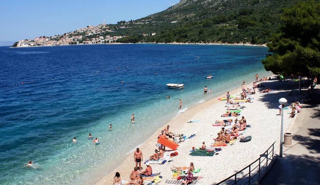 Studio flat with balcony and sea view Živogošće - Blato, Makarska (AS-22253-a)